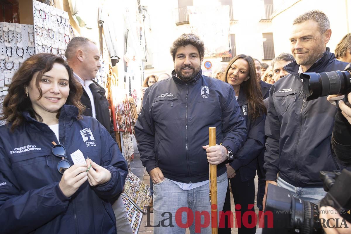 Así ha sido la visita de Isabel Díaz Ayuso a Caravaca de la Cruz