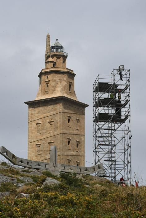 Se conmemoran los diez años de la declaración de la Torre de Hércules como Patrimonio Universal.