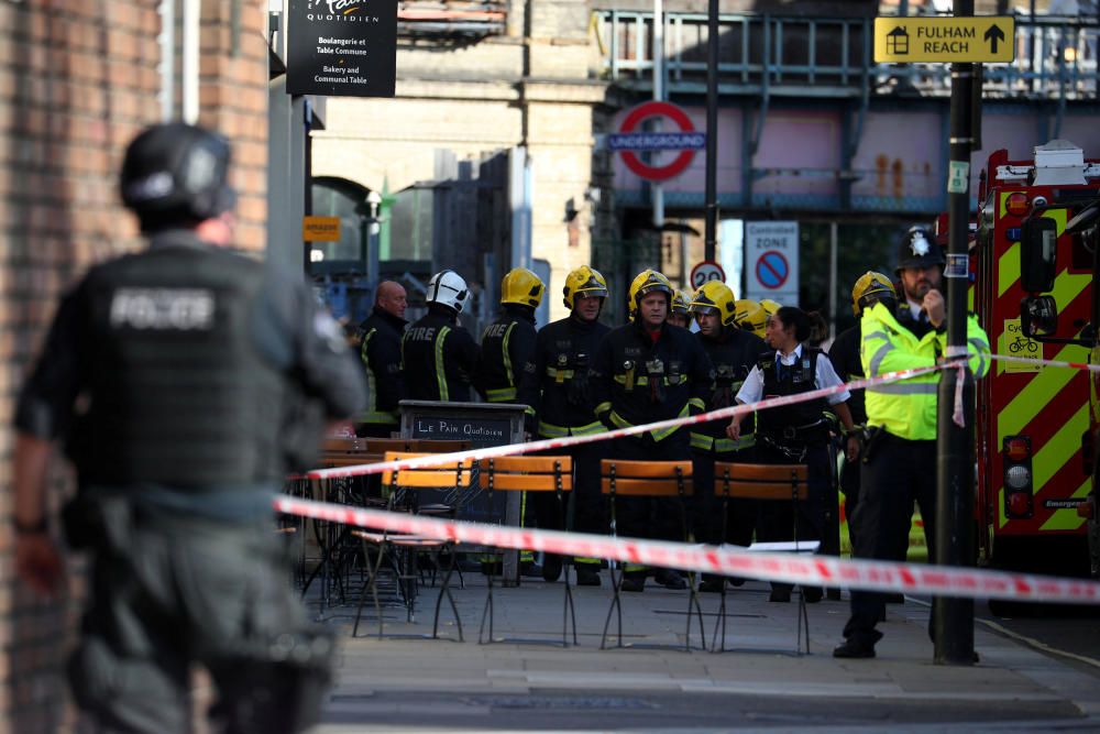 Diversos ferits per una explosió al metro de Londres