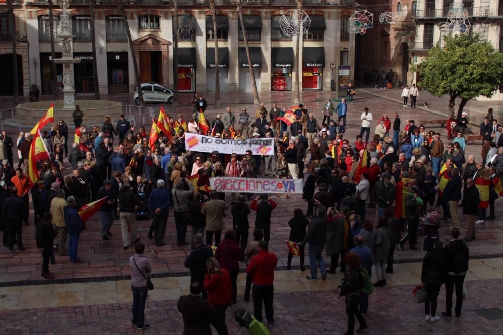 Concentración en Málaga por la unidad de España