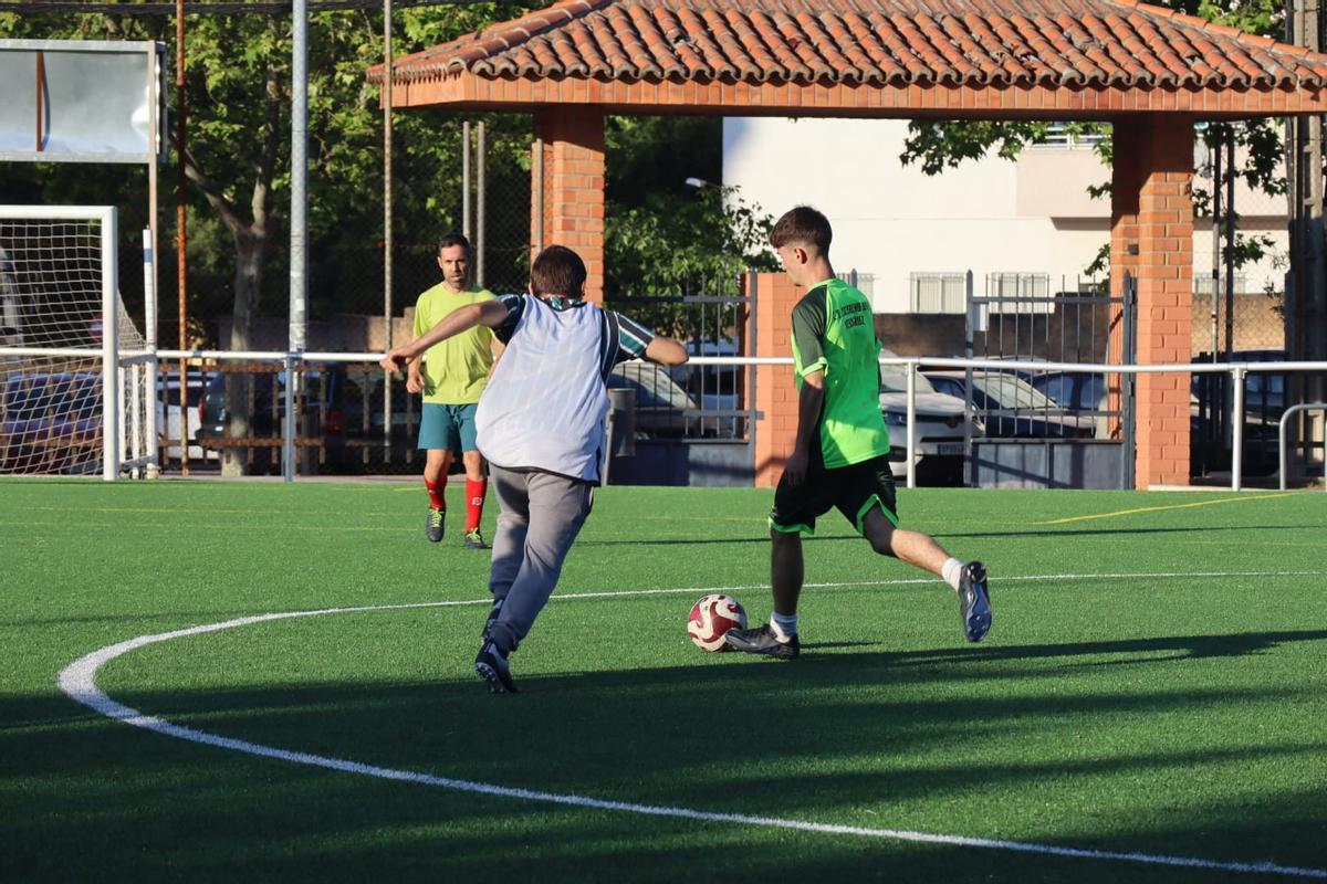 Entrenamiento de los equipos de la liga de fútbol inclusivo del Atlético Veracruz