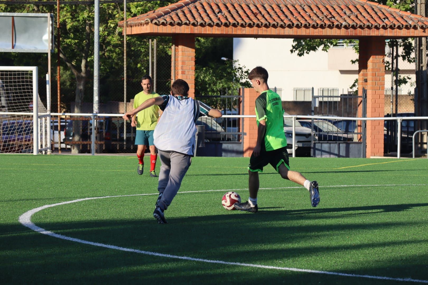 Entrenamiento de los equipos de la liga de fútbol inclusivo del Atlético Veracruz