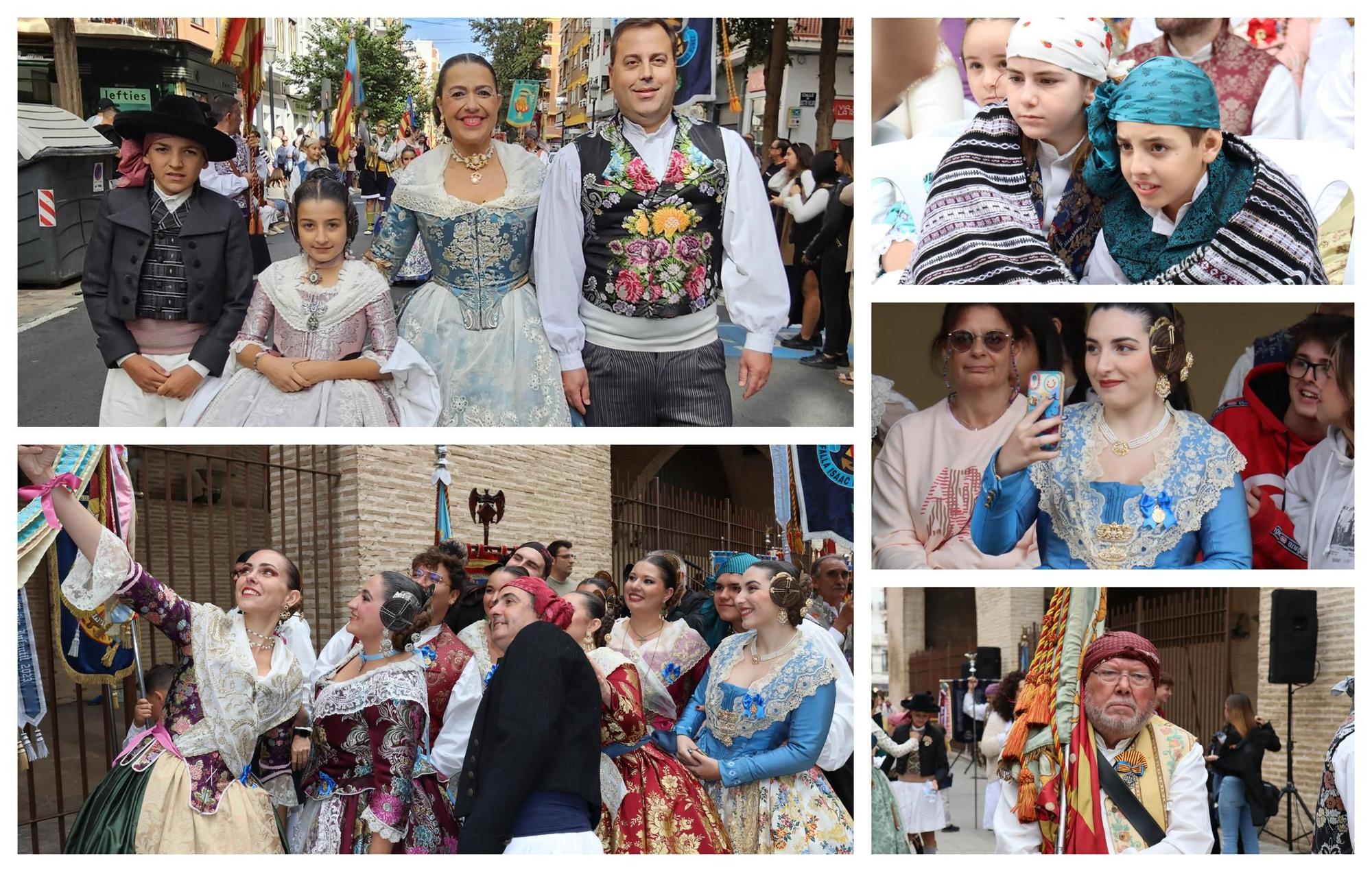 Las comisiones el Marítim, protagonistas en el Homenaje a la Senyera