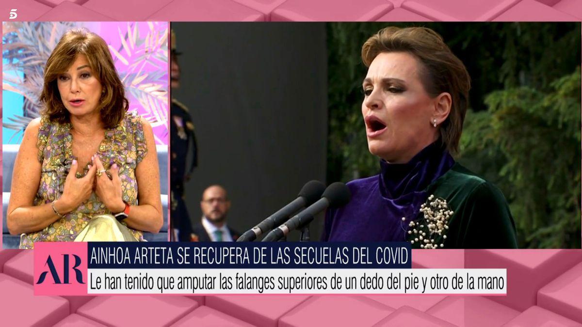 Ana Rosa Quintana revela el estado en el que se encuentra Ainhoa Arteta