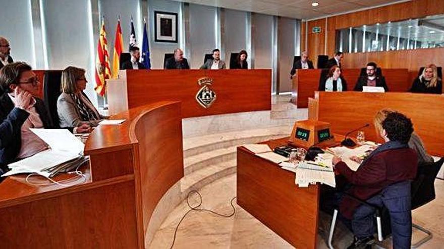 El pleno volvió a abordar la controversia sobre las cabras del islote protegido de es Vedrà.