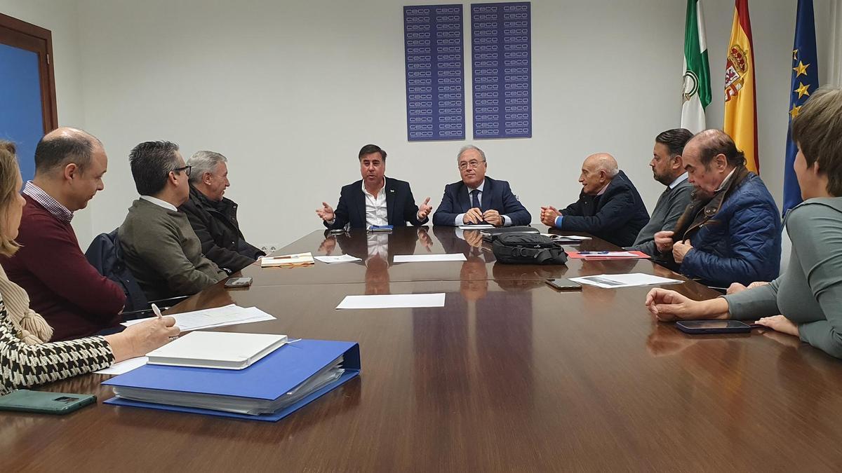Reunión de Ruiz Madruga con representantes de CECO.