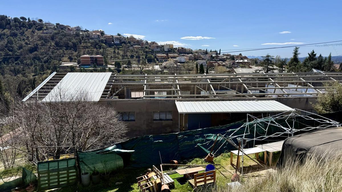 FOTOS | Els efectes de l'episodi de vent a Berga
