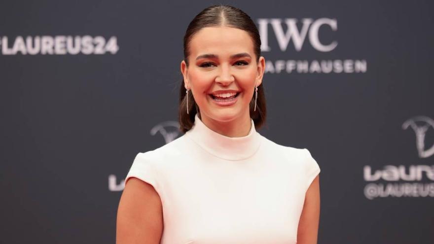 Laura Escanes en el photocall de los 'premios Laureus 2023'