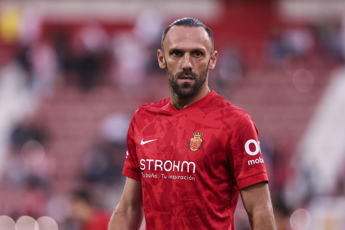 Vedat Muriqi of RCD Mallorca looks on during the Spanish league, LaLiga EA Sports, football match played between Girona FC and RCD Mallorca at Montilivi stadium on May 01, 2026 in Girona, Spain. AFP7 01/05/2026 ONLY FOR USE IN SPAIN