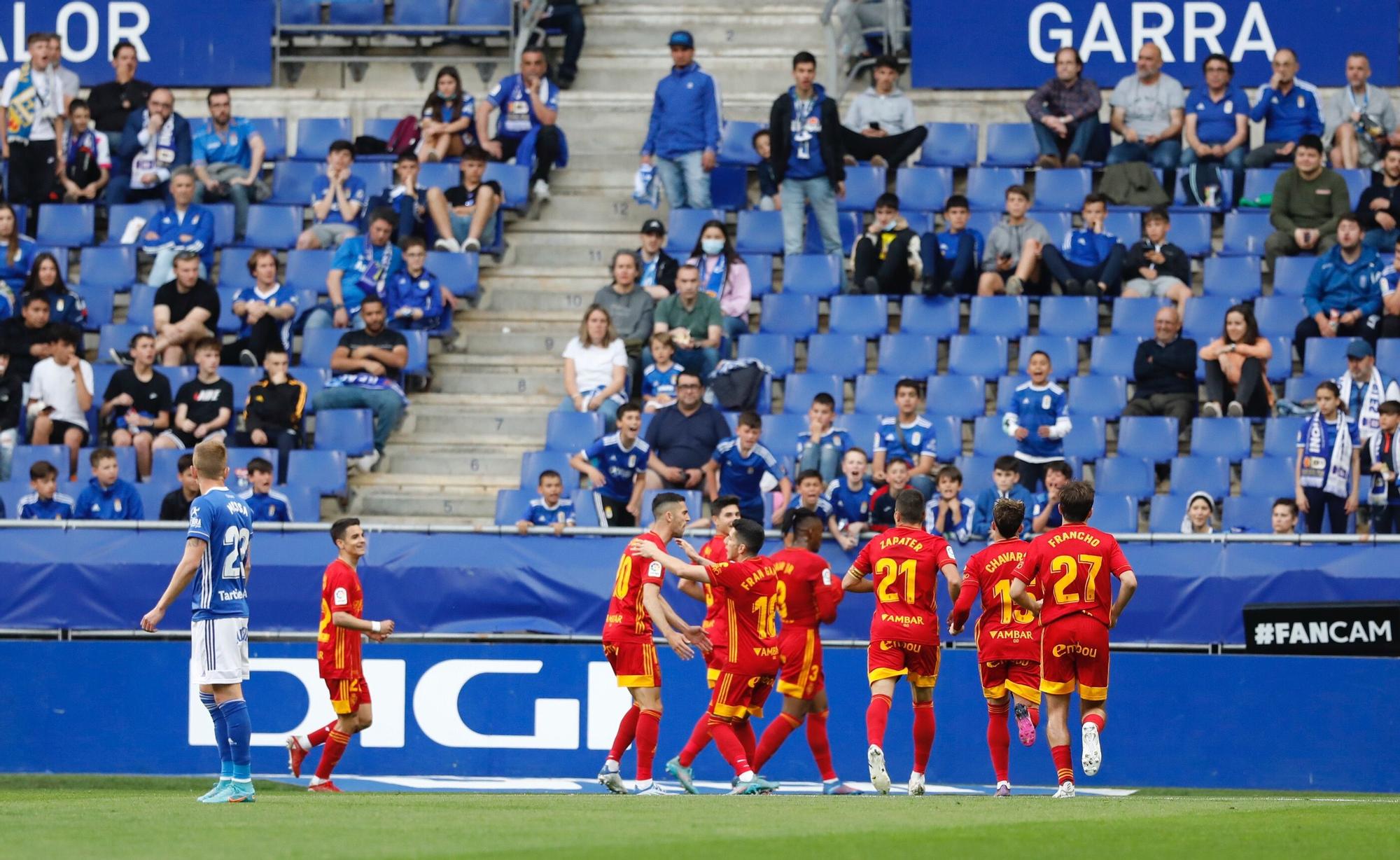 Real Oviedo - Zaragoza, en imágenes