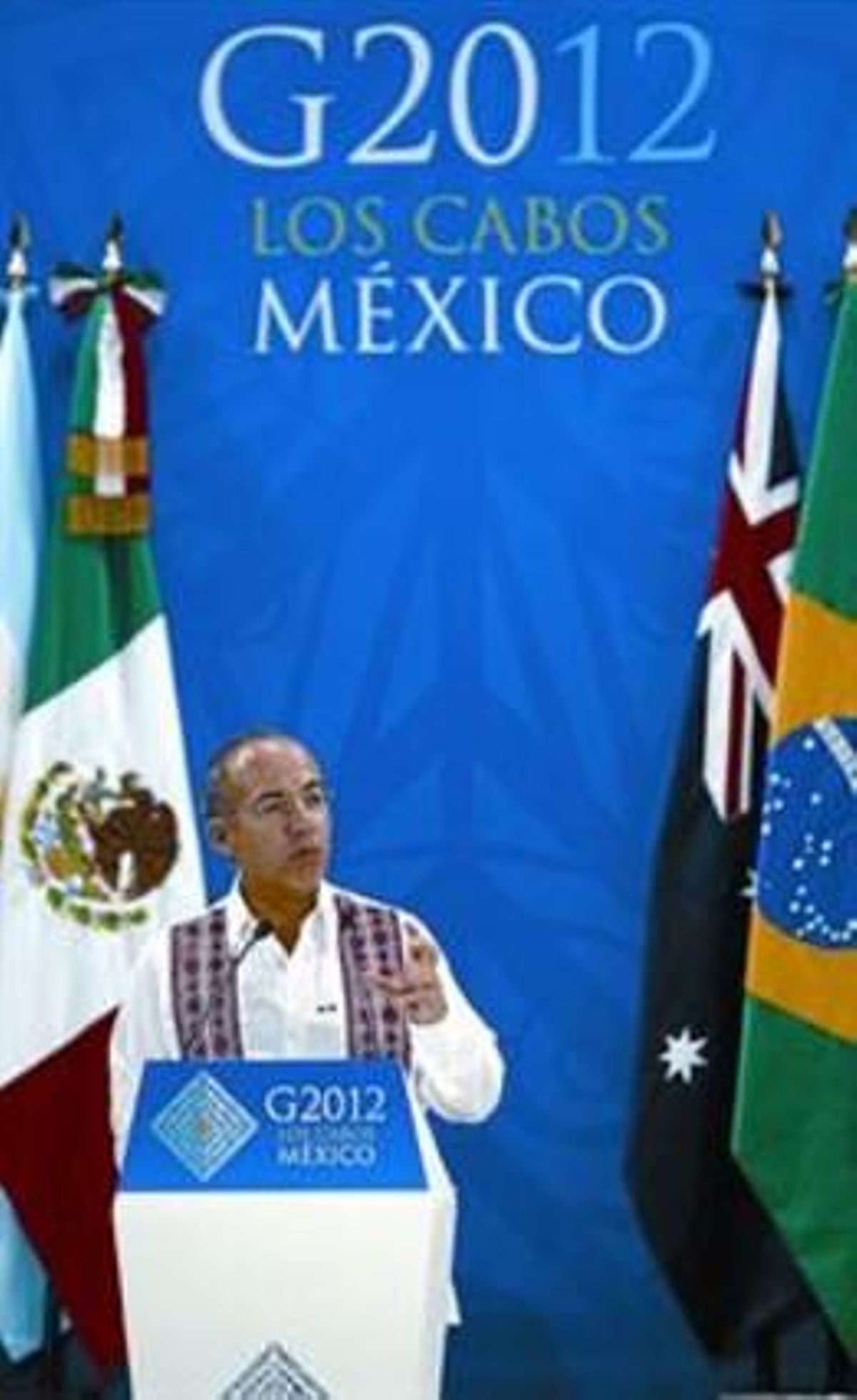 El president mexicà intervé en una trobada prèvia al G-20 El president mexicà intervé en una trobada prèvia al G-20
