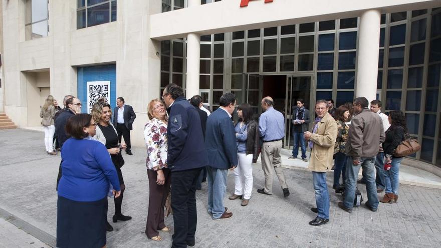 La sede del PPCv en la calle Quart.