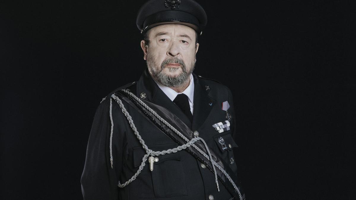 Pep Cruz, caracteritzat com a Duncan en el 'Macbeth' que es representa al Lliure.