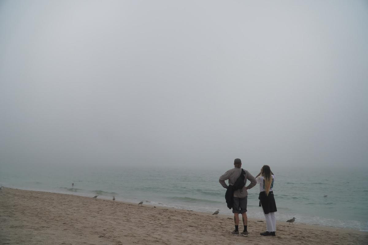 A Coruña quedó sumergida bajo la niebla este lunes A Coruña quedó sumergida bajo la niebla este lunes