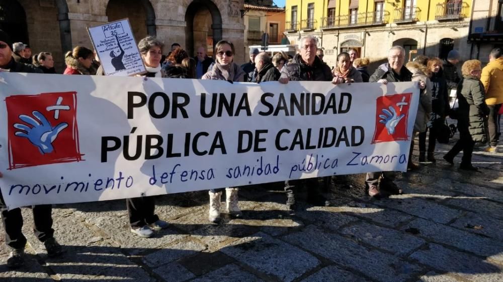 Manifestación en defensa de la Sanidad en Toro