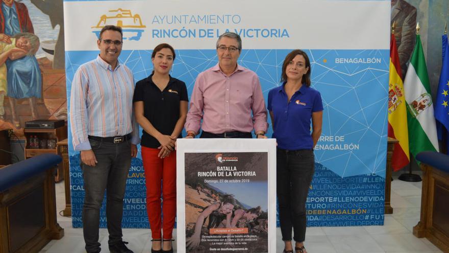 Imagen de la presentación del evento realizada en el Ayuntamiento de Rincón de la Victoria.