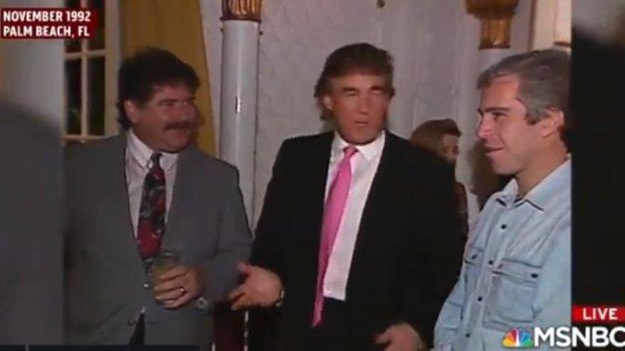 Así se lo pasaba Trump con el depredador sexual Epstein en 1992