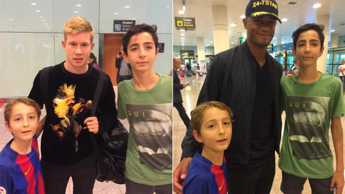 De Bruyne y Kompany se encuentran en Barcelona para tratarse con el doctor Cugat