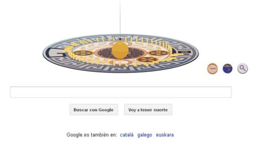 El doodle de Léon Foucalt.