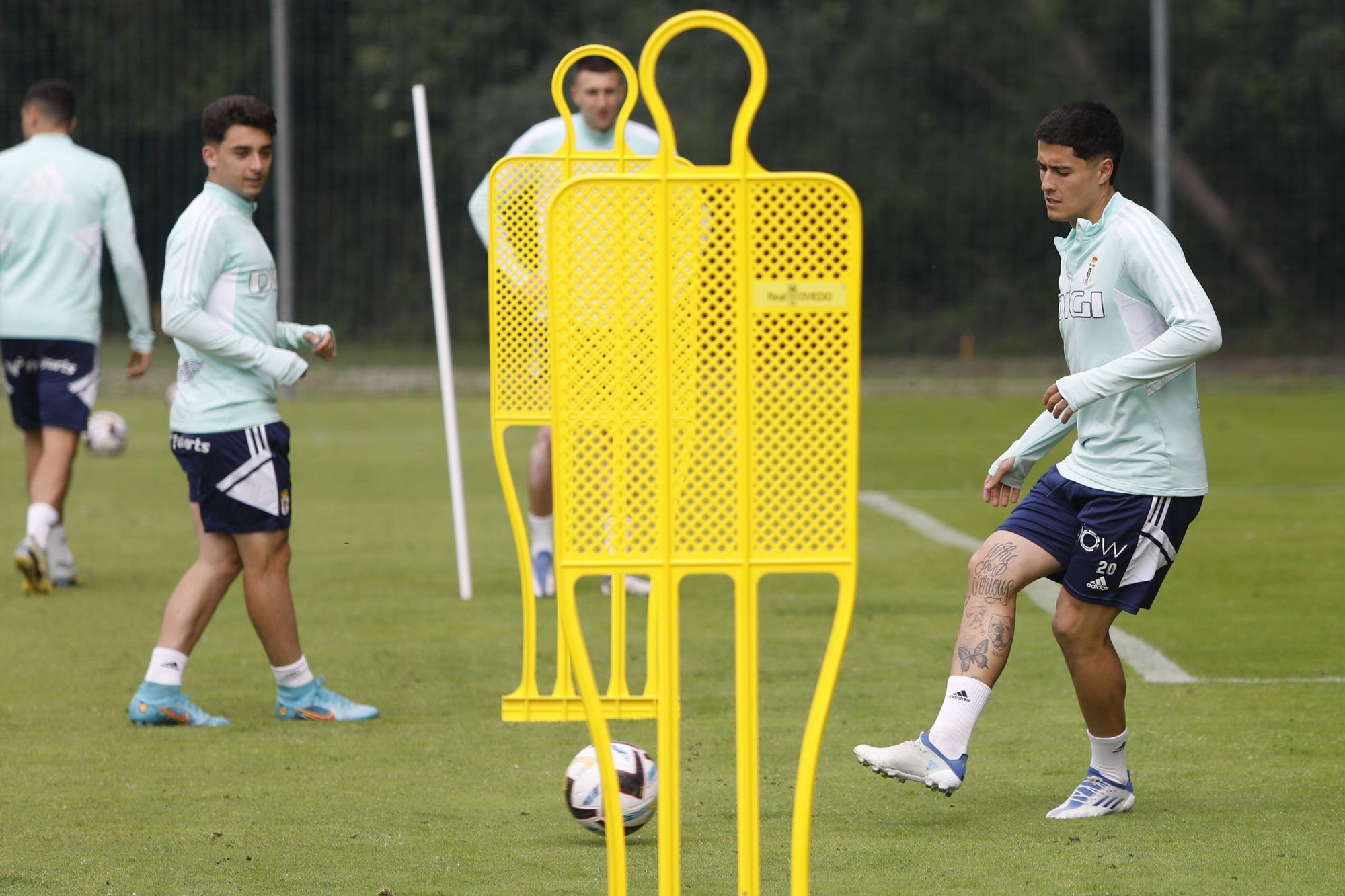 EN IMÁGENES: entrenamiento del Oviedo