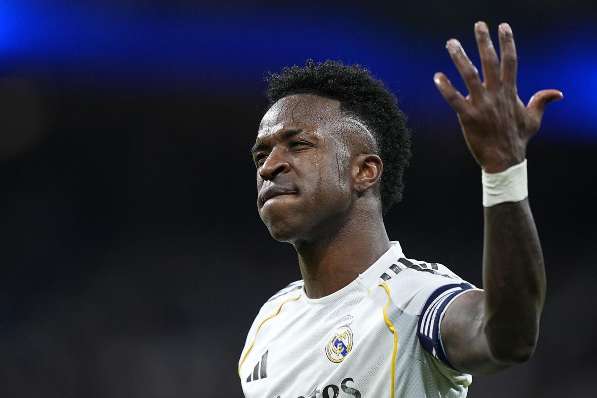 Vinicius Junior, protagonista del último partido del Real Madrid