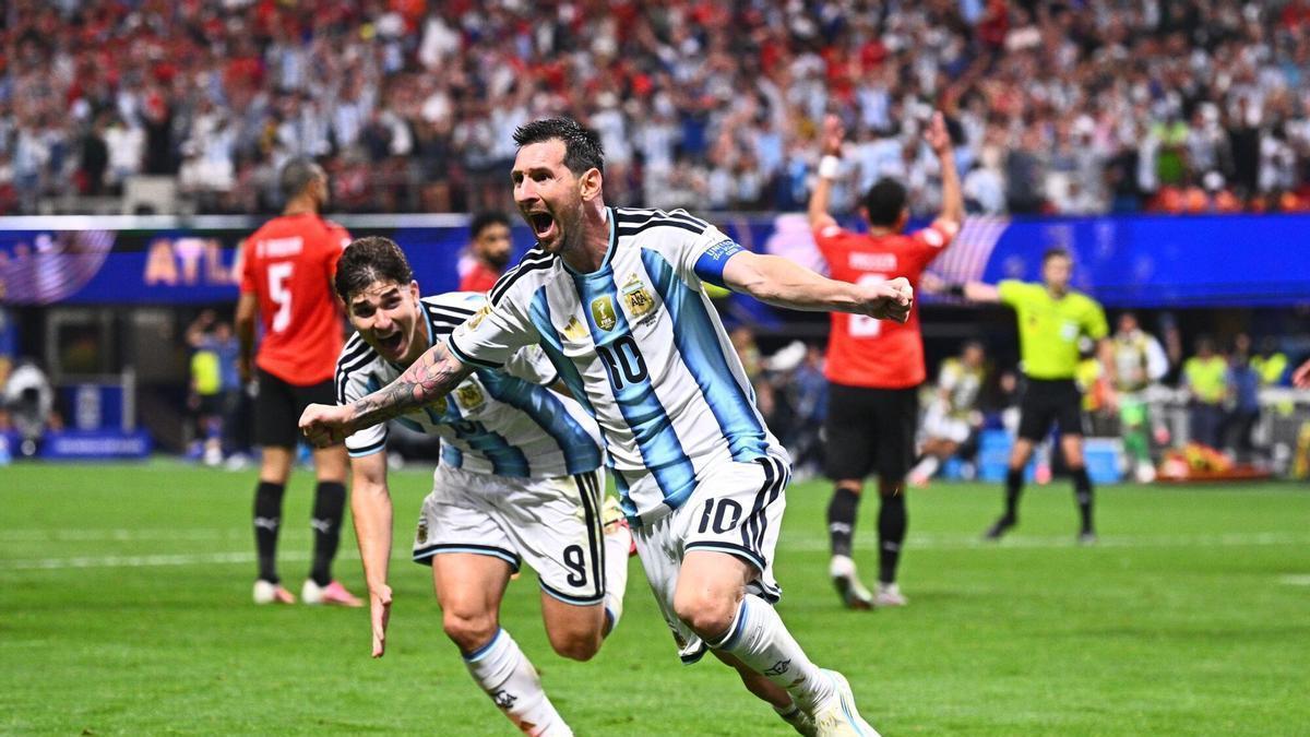 Messi tras la victoria con Egipto: "Este grupo nunca se rinde y sigue intentándolo hasta el final"
