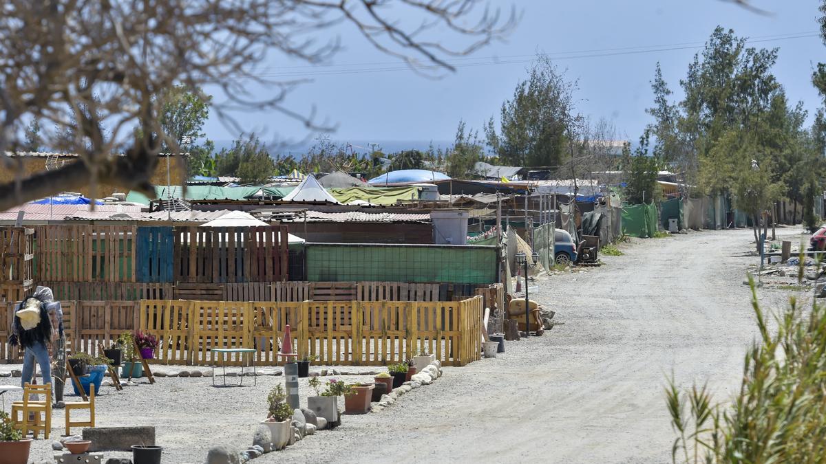 Imagen de archivo del asentamiento chabolista en El Pajar.