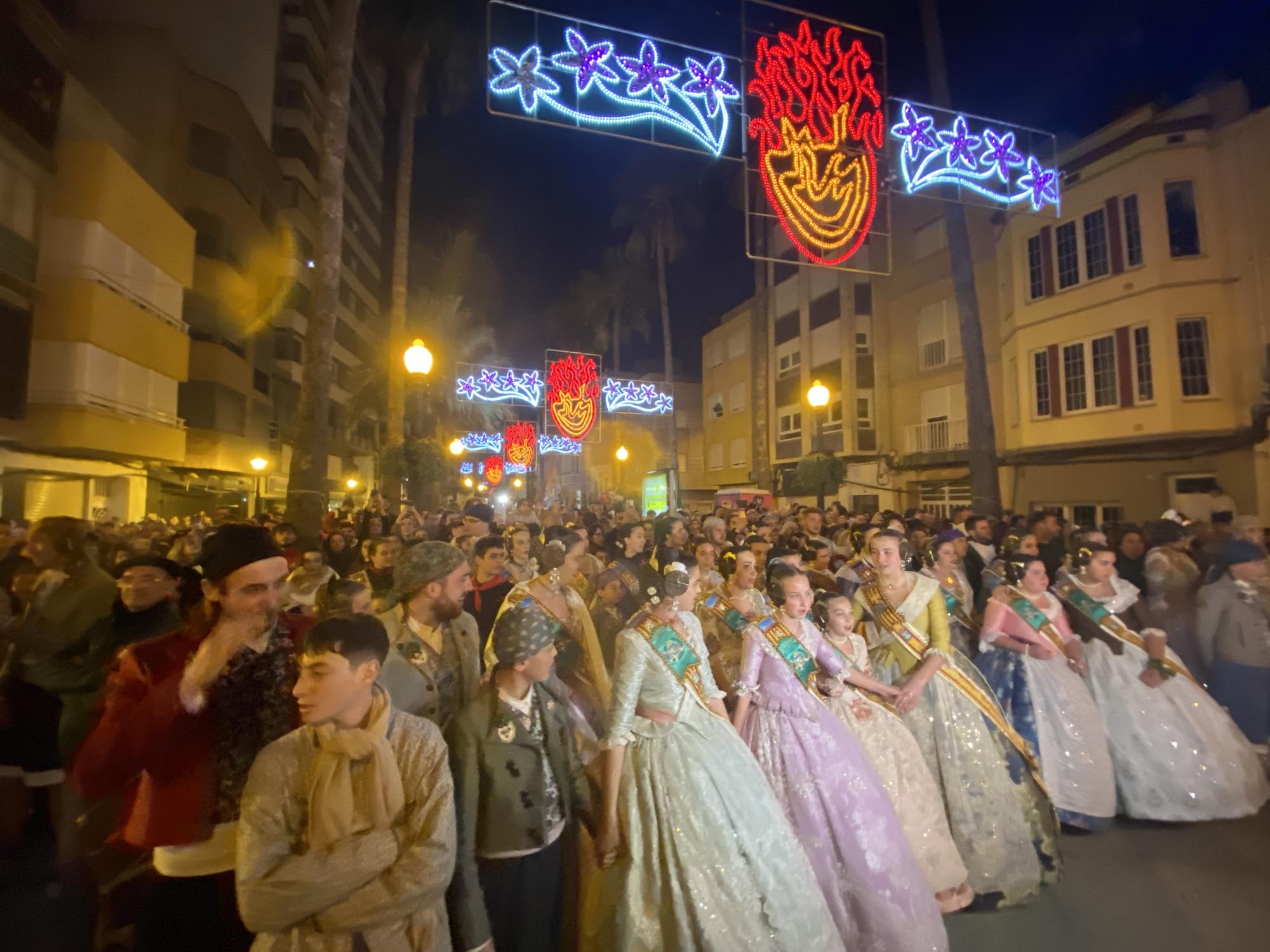 La 'cremà' de las fallas de Benicarló