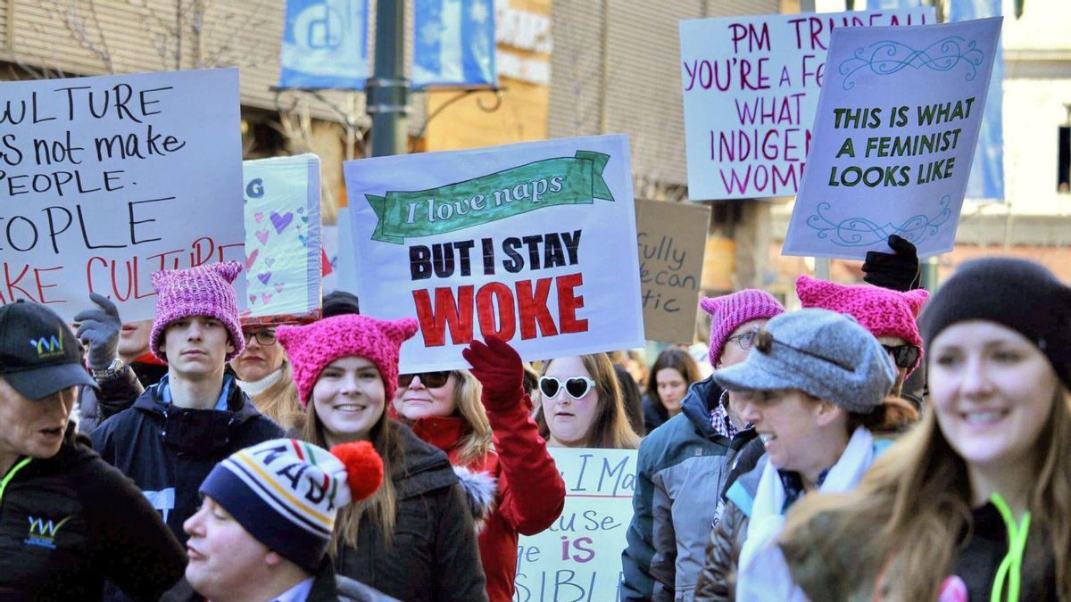 Os seguidores do movemento «woke» nas rúas de Nova York.