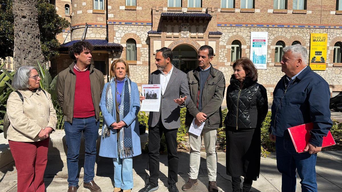 El PSOE denuncia la entrada "por la puerta de atrás" de la UCAM en Málaga gracias a la “alfombra roja” tendida por De la Torre.