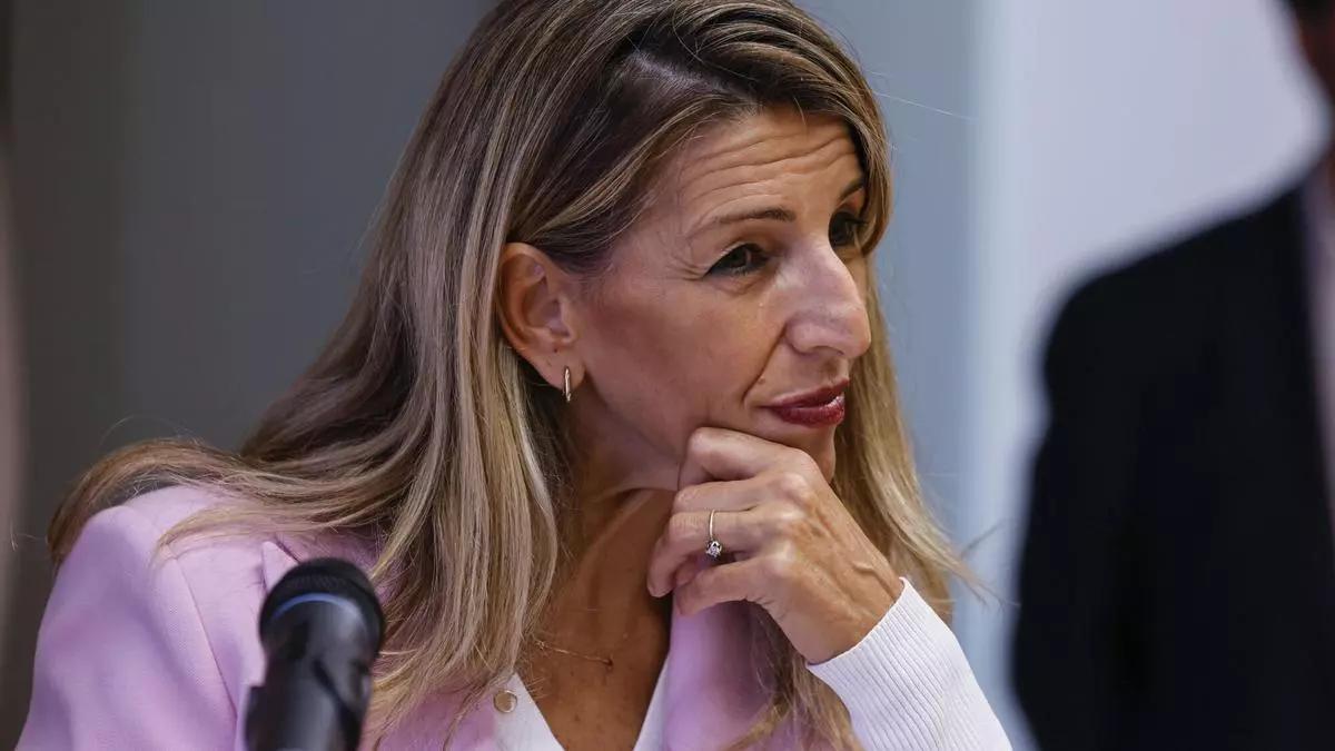 La vicepresidenta segona del Govern i ministra de Treball i Economia Social, Yolanda Díaz, la setmana passada. / Rober Solsona