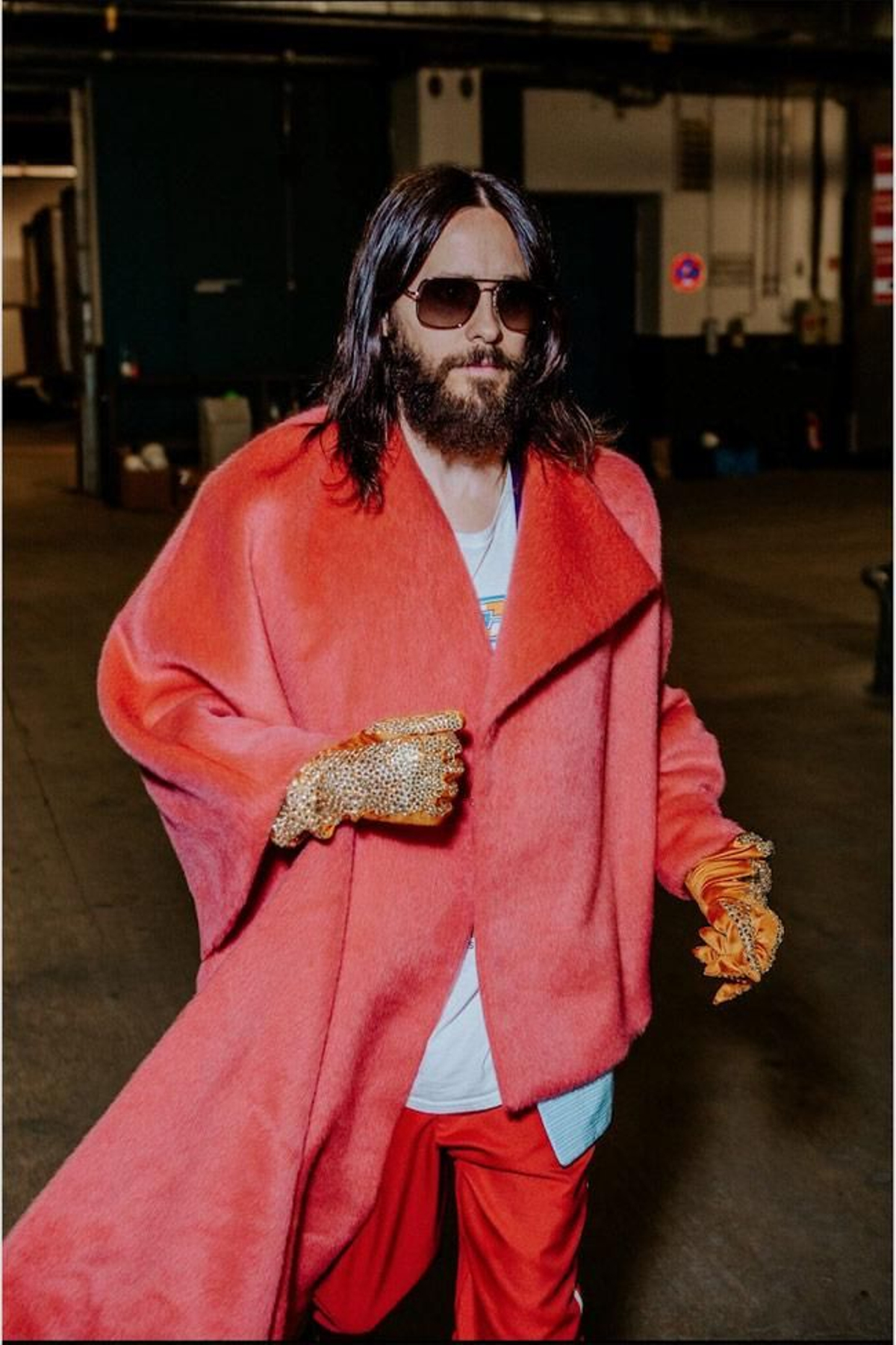 Jared Leto, de coral