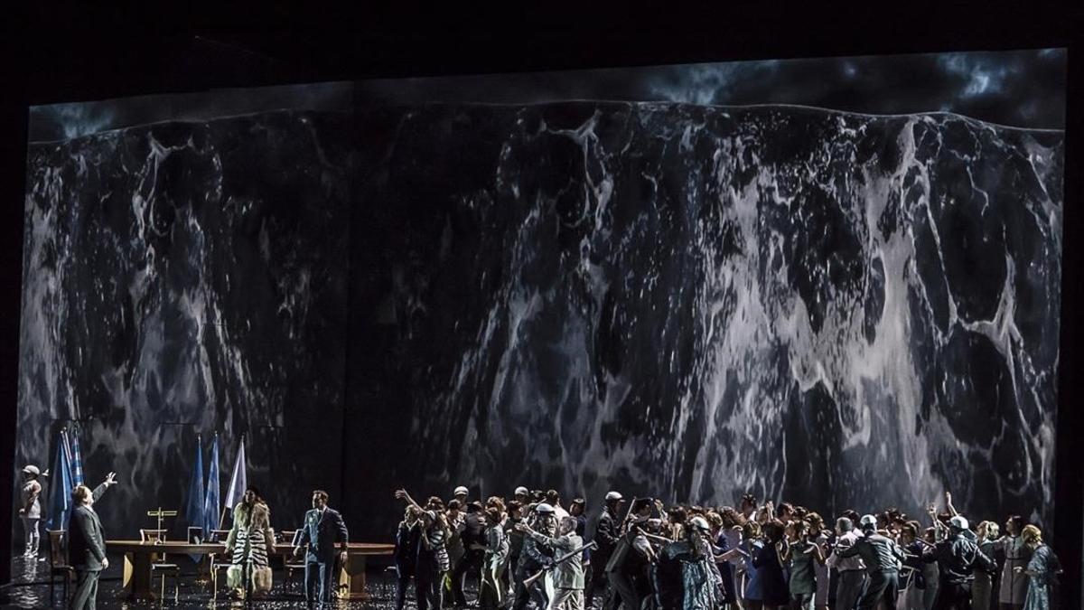 Uno de los momentos del montaje de 'Idomeneo', en el Palau de les Arts de València.