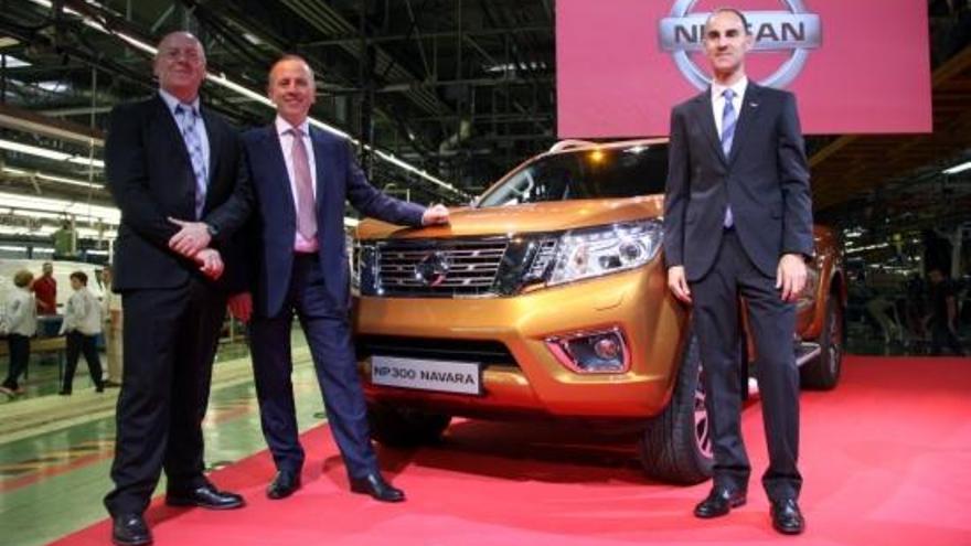 Nova Navara en la presentació a Nissan Zona Franca