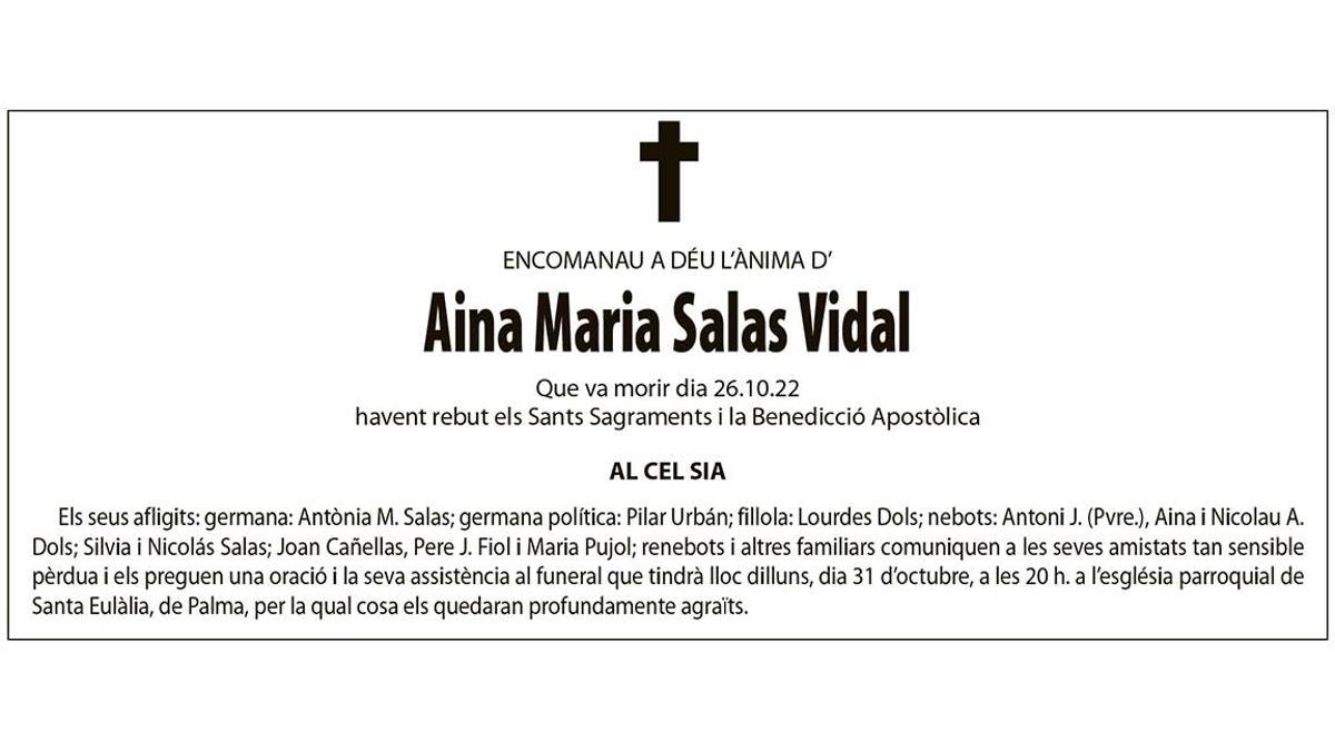 Aina Maria Salas Vidal