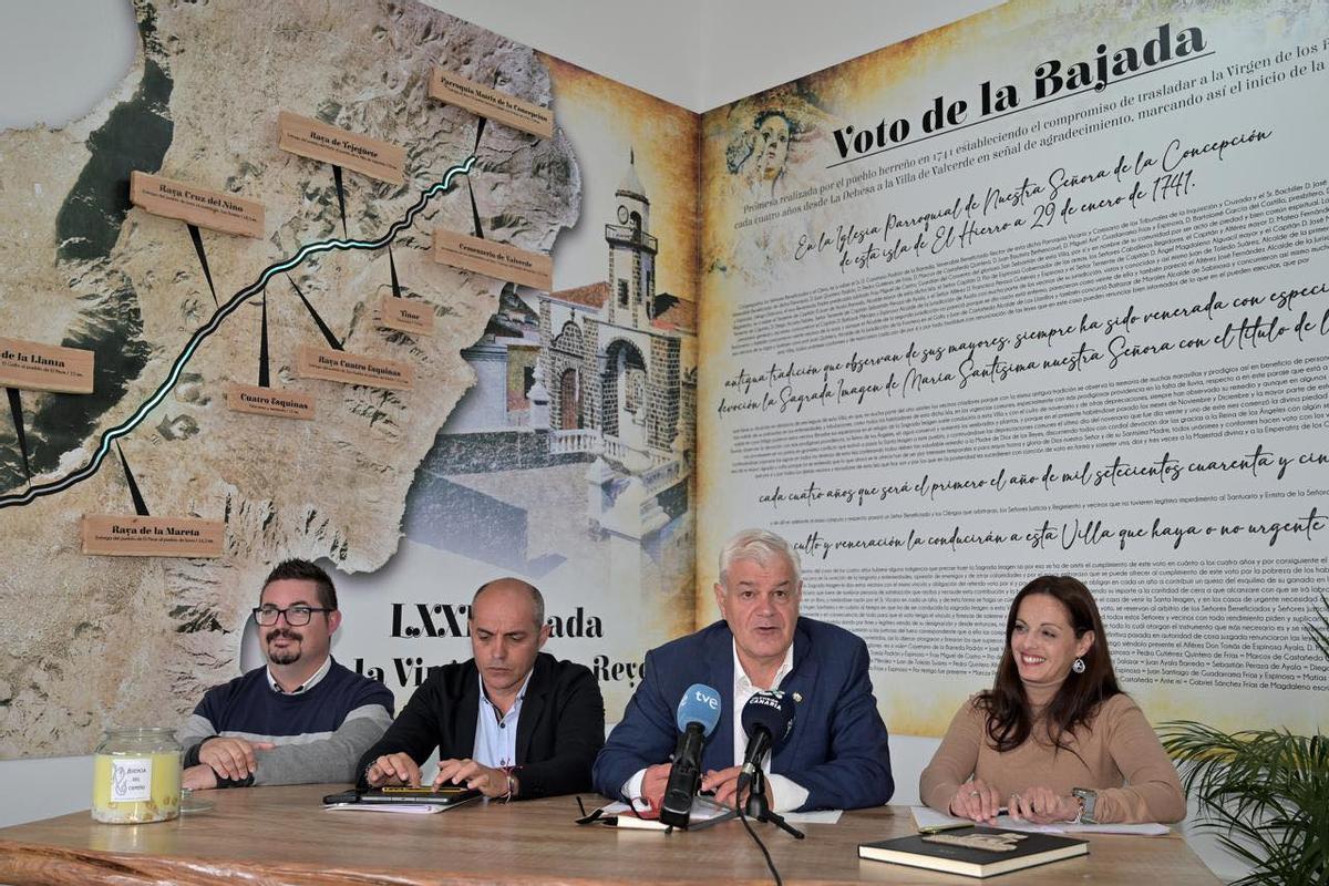 Presentación del programa de actos culturales para la Bajada 2025 del Cabildo de El Hierro