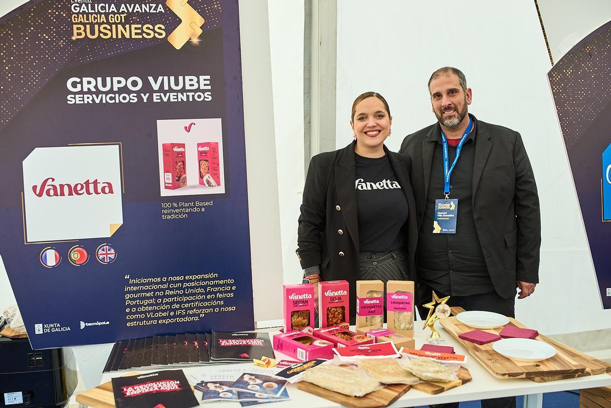 Vanetta, de Nigrán, exporta zorza de proteína vegetal, cachopos y croquetas así como seitán. En la foto, Águeda Ubeira.