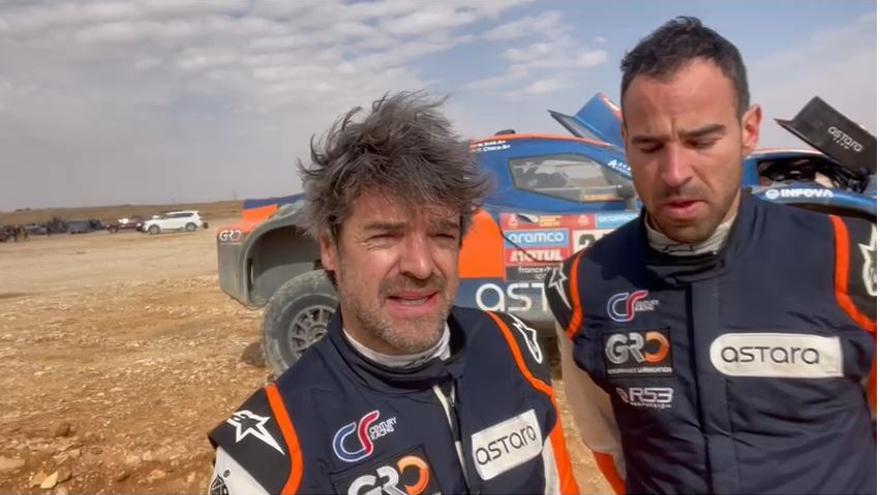 Carles Checa valora l'etapa 9 del Dakar: "M'he quedat sense respiració"