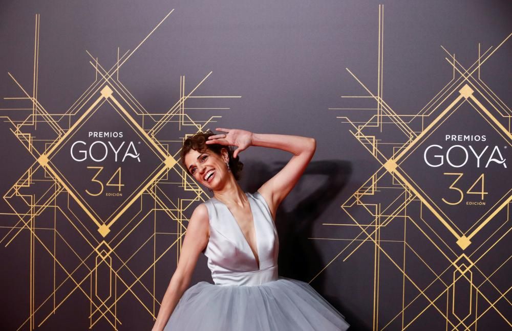 La catifa vermella dels premis Goya 2020
