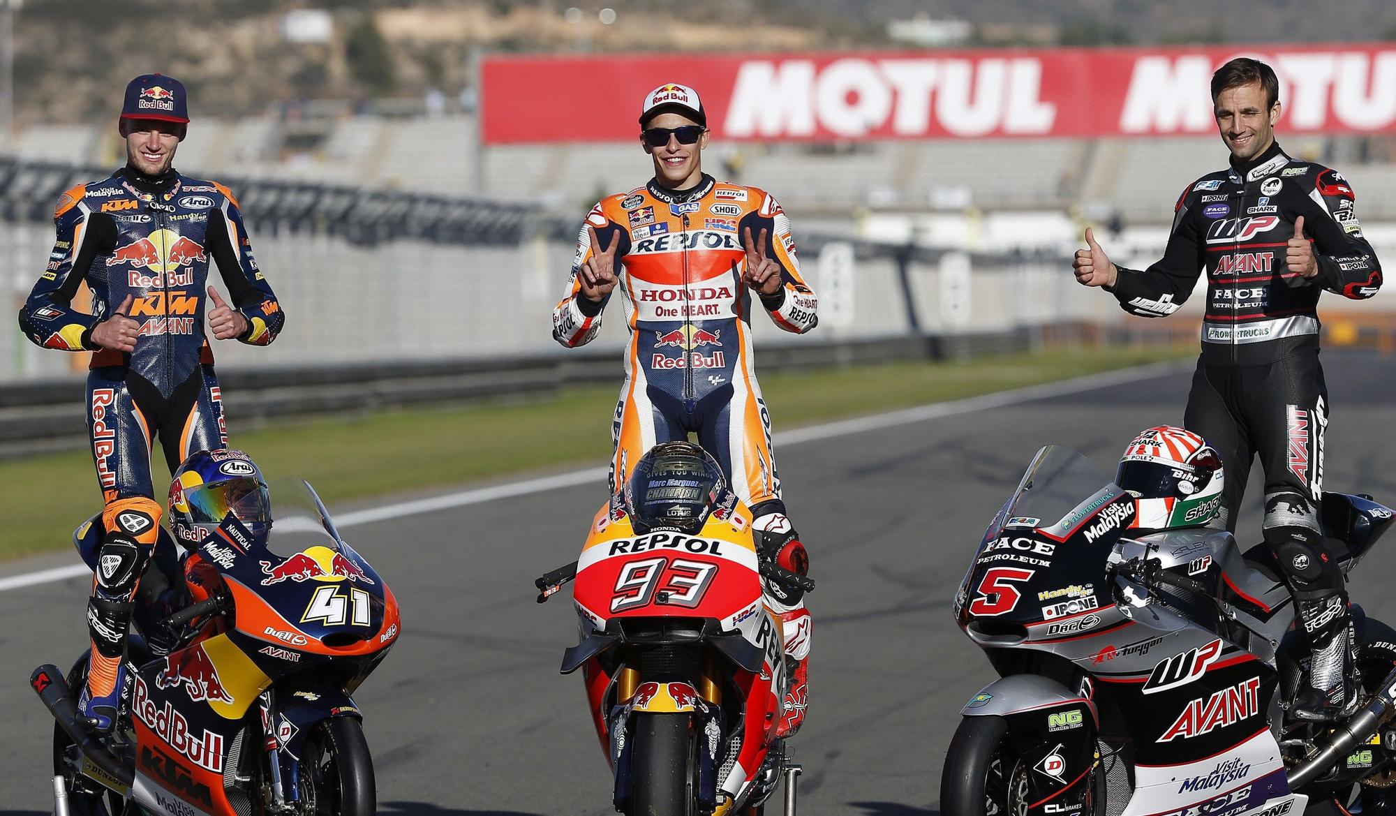 Campeones del mundo en el Gran Premio de la Comunitat Valenciana a lo largo de su historia