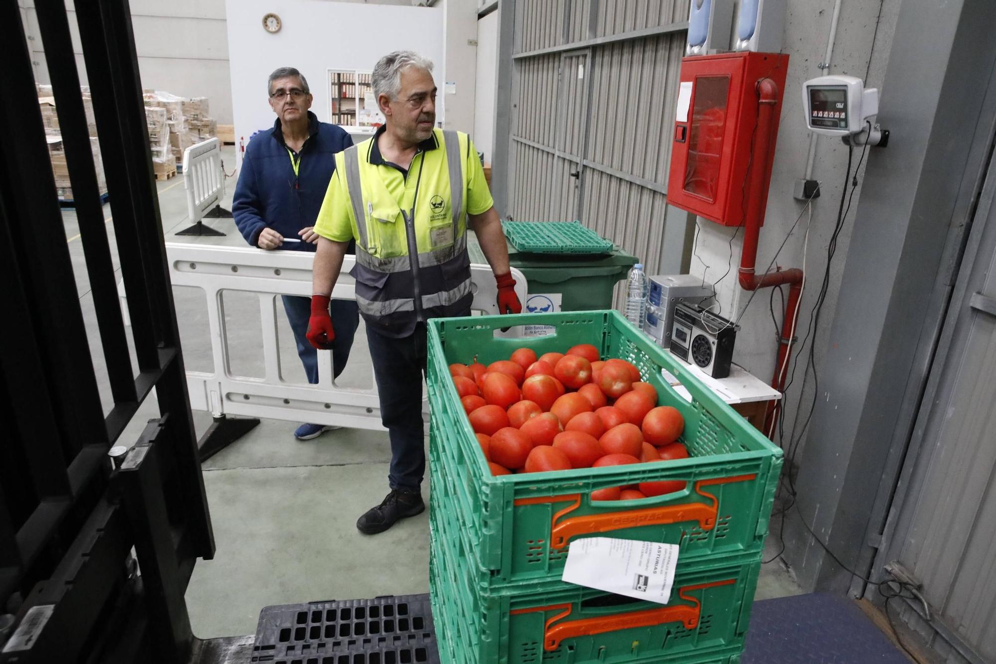 El Banco de Alimentos de Asturias, en números rojos