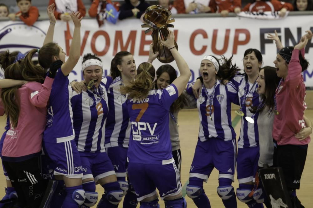 Final de la Copa de Europa de hockey en el Palacio de Deportes de La Guía.