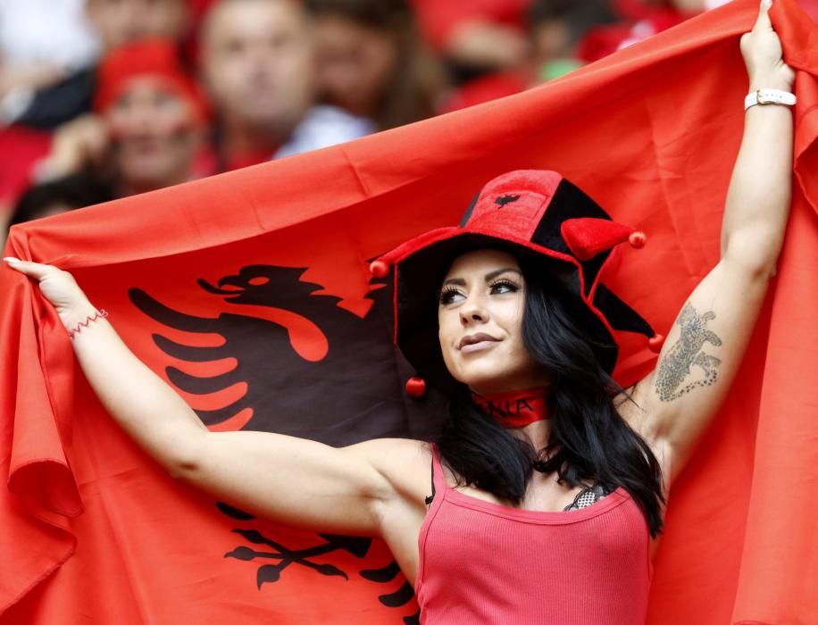 Las bellezas de Albania en la Eurocopa