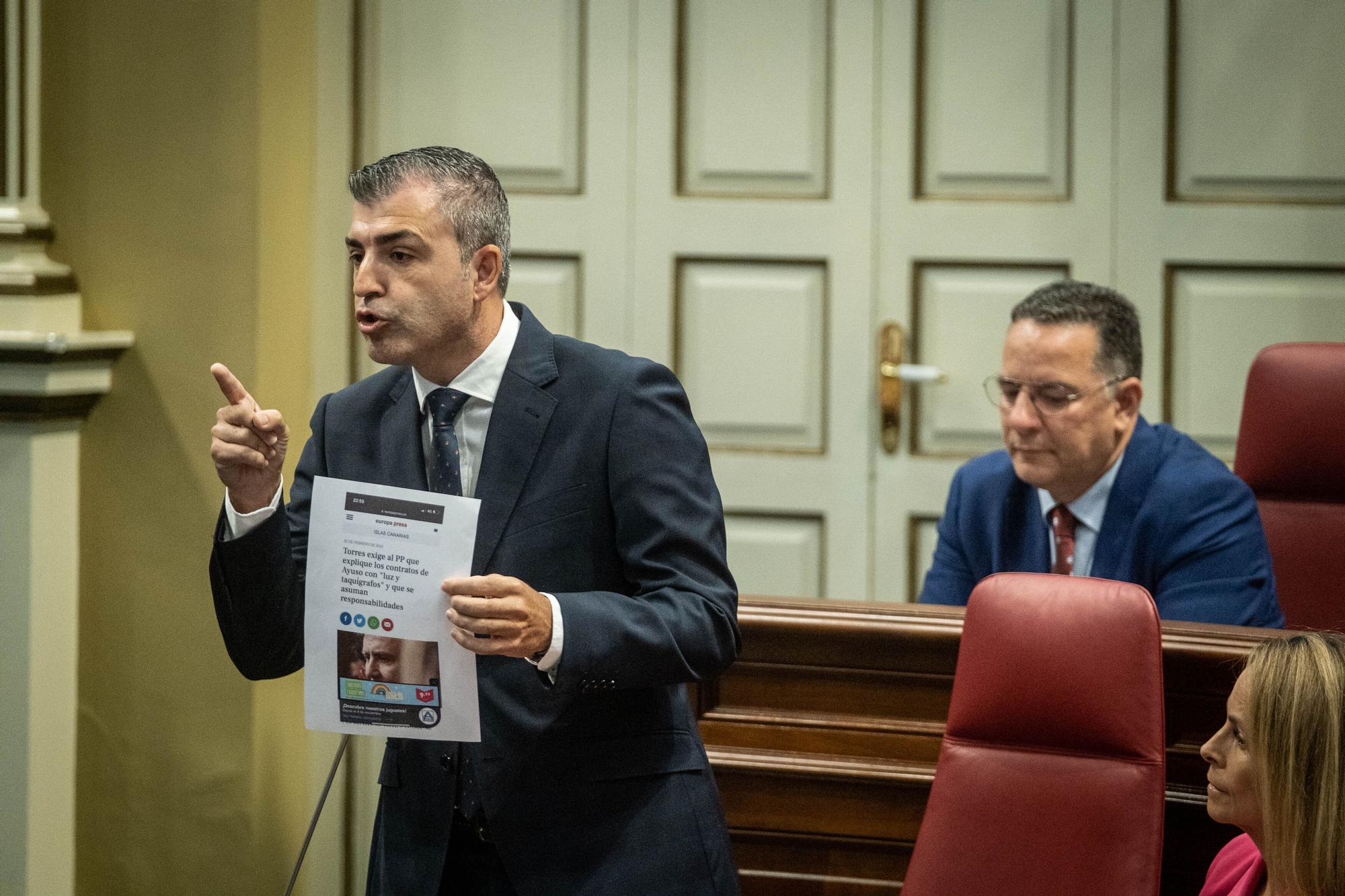 Pleno del Parlamento de Canarias (9/11/22)