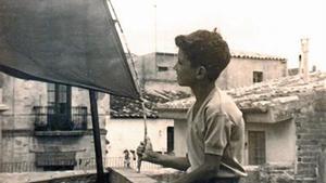 Alfred Rodríguez Picó, a Llançà en una foto del juliol del 1967.