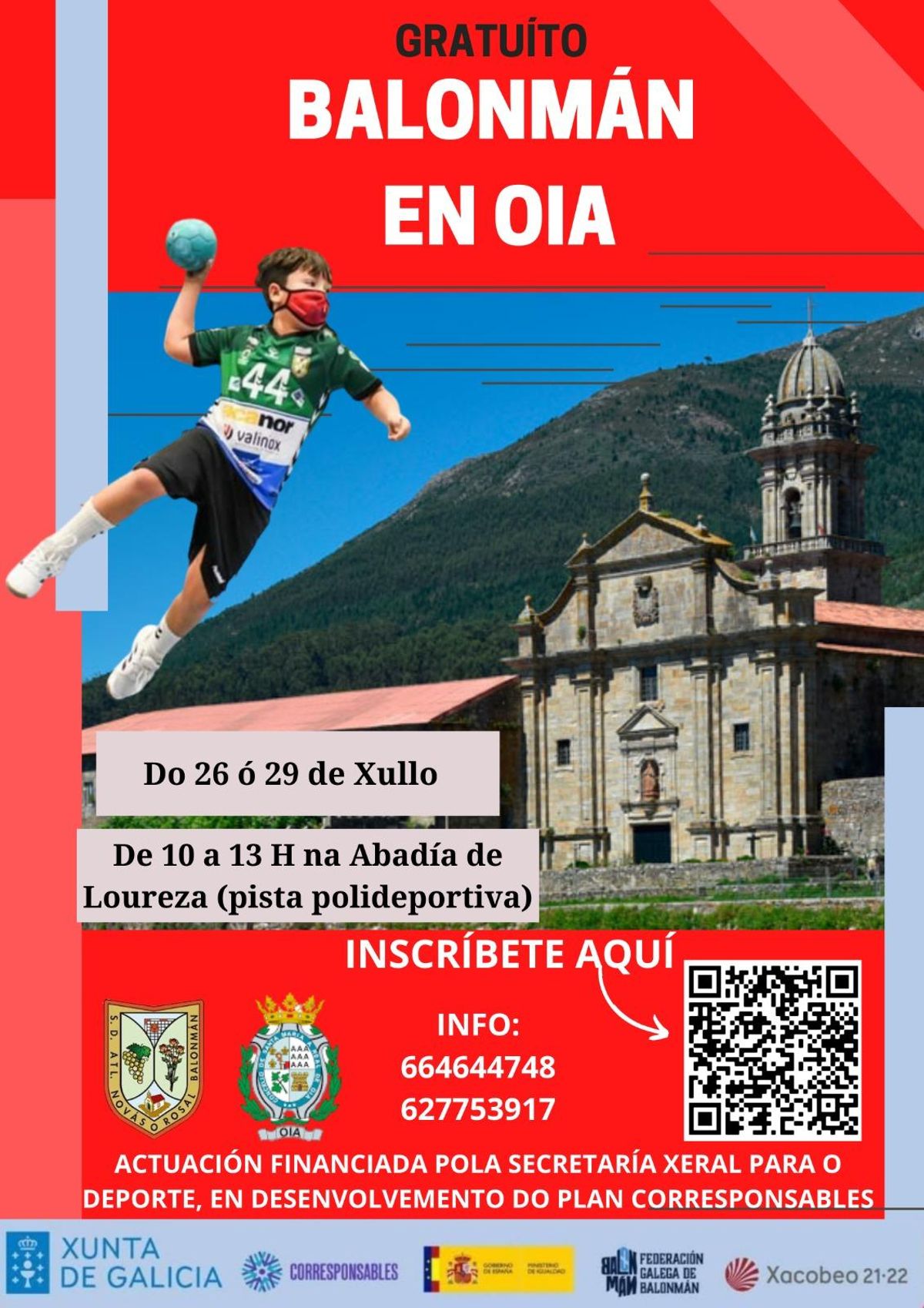 Cartel anunciador de la actividad.