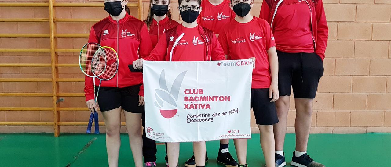 Deportistas de Xàtiva en la jornada infantil en Xàbia