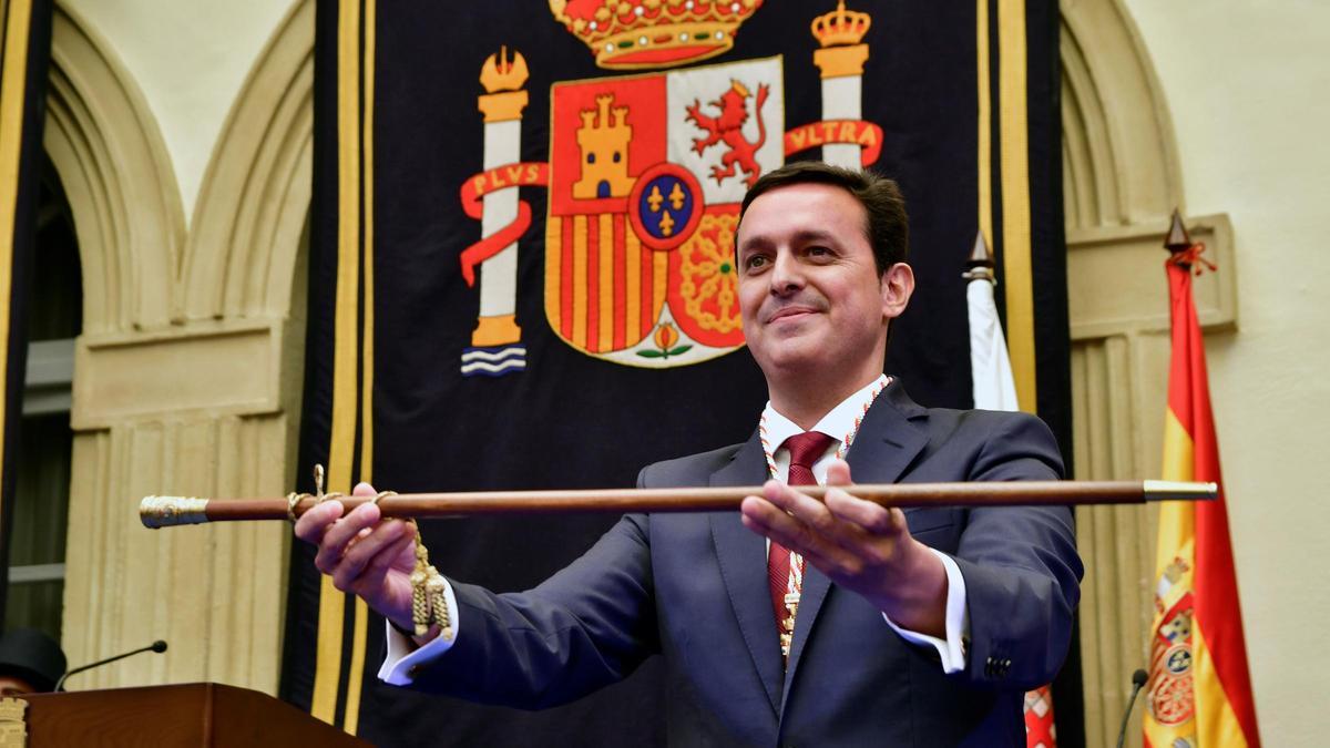 El presidente de la Diputación de Almería, Javier Aureliano García.