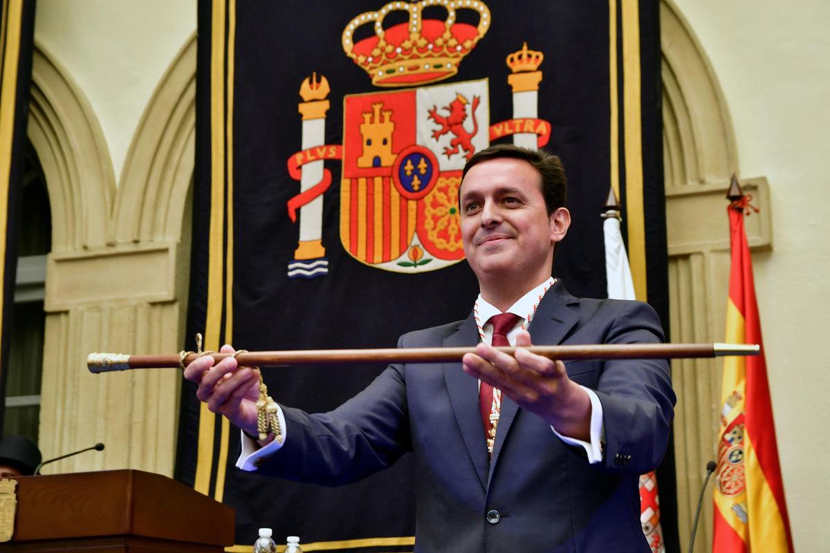 El presidente de la Diputación de Almería, Javier Aureliano García.