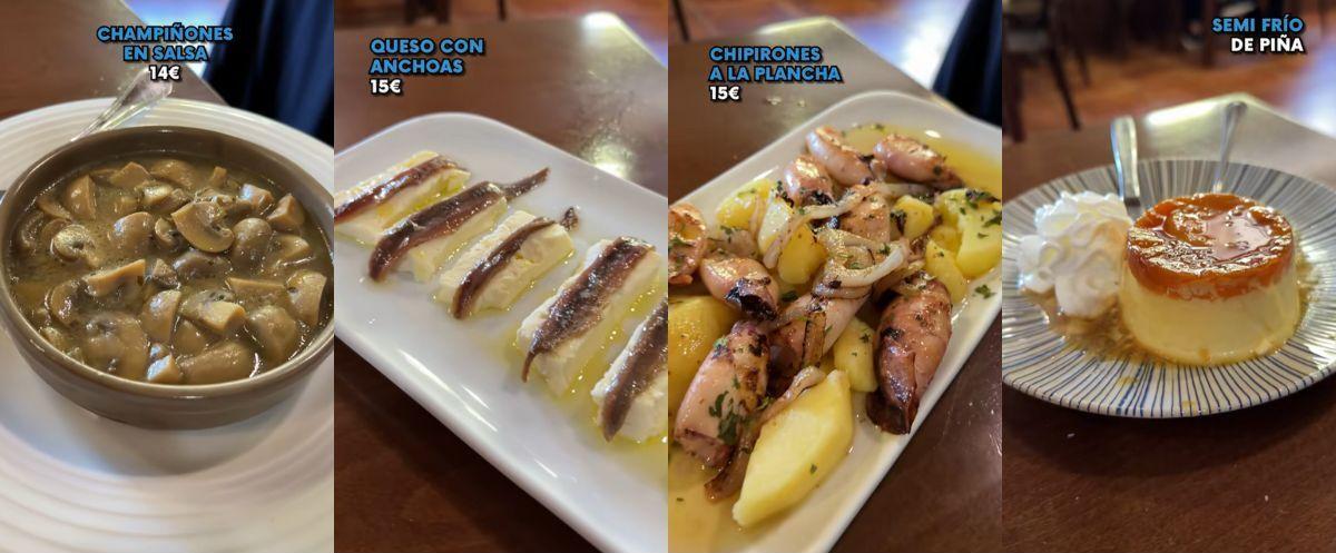 Platos que disfrutó Cenando con Pablo en el Asador O Carmelo, en Teo